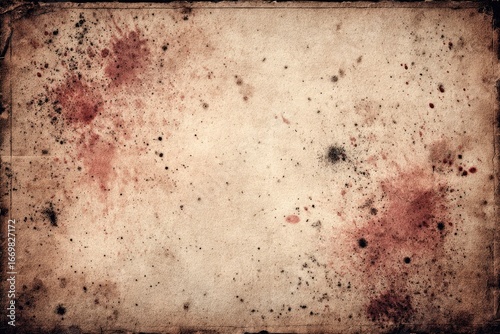 Aged paper texture with reddish stains