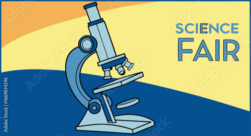 Exciting science fair showcases innovation with microscope, inspiring young minds for discovery and learning.