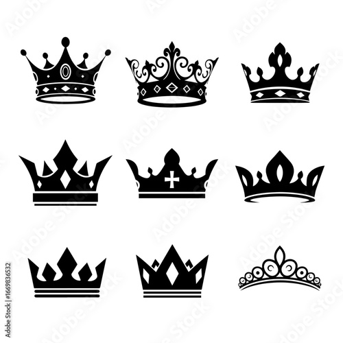 Collection Of Crown Icons And Royalty Clipart For Royalty, Regal Branding And Heritage Design Projects