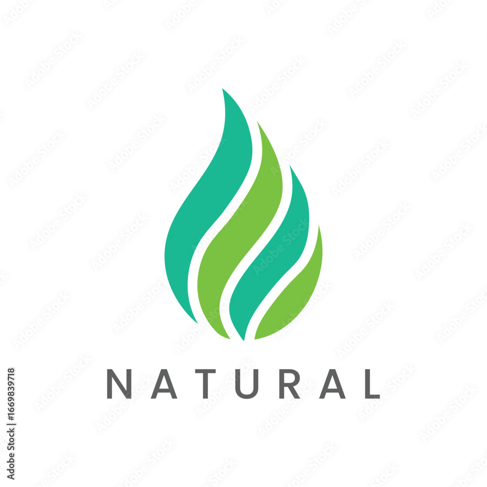 Fototapeta premium Natural Beauty Product Logo