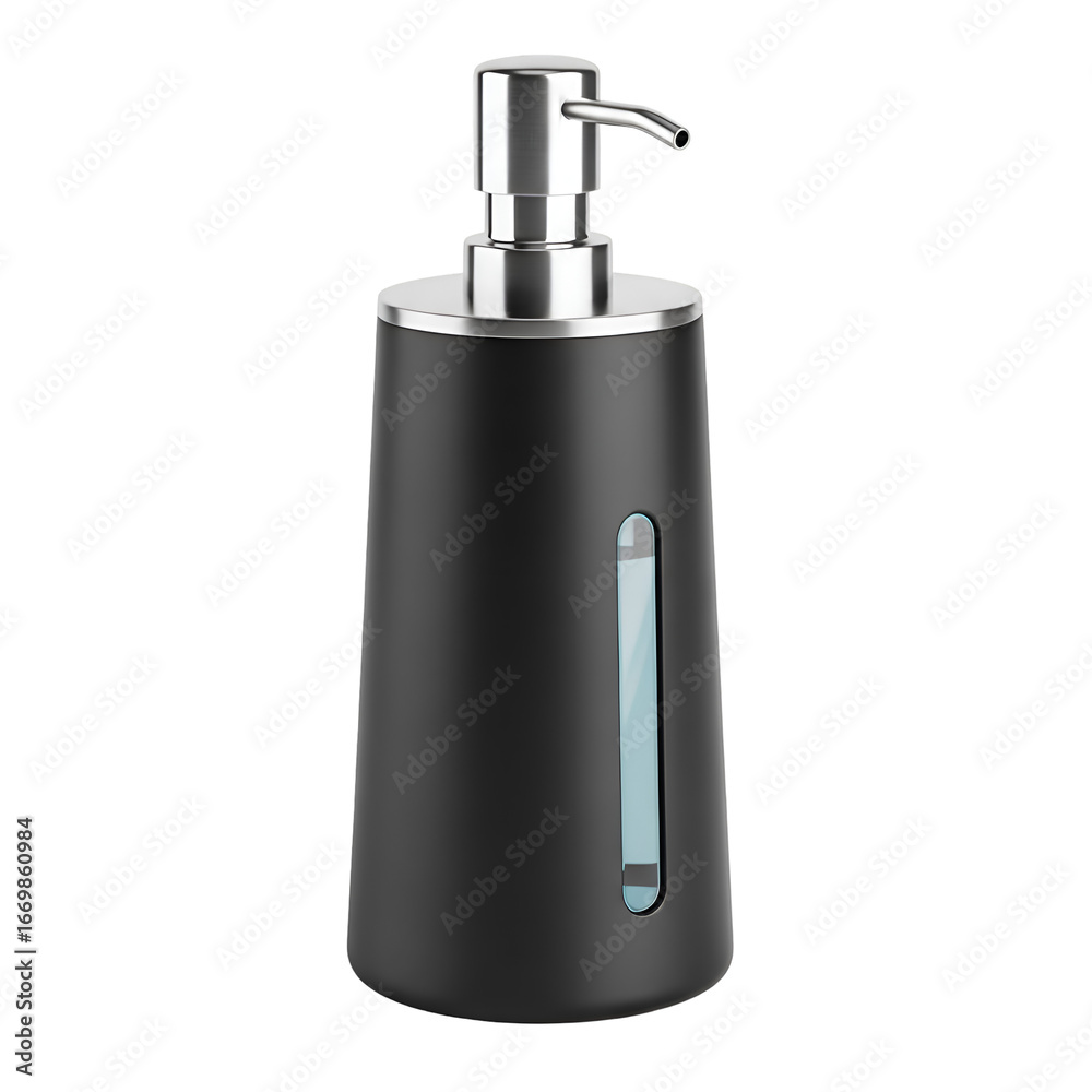 Obraz premium Modern Soap Dispenser with Transparent Background