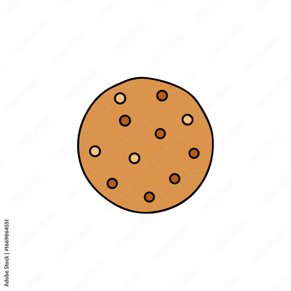 Fototapeta premium vector illustration cookie