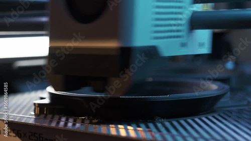 3D Printer Creating Detailed Design in a Workshop Setting With Precision and Innovation in Action
