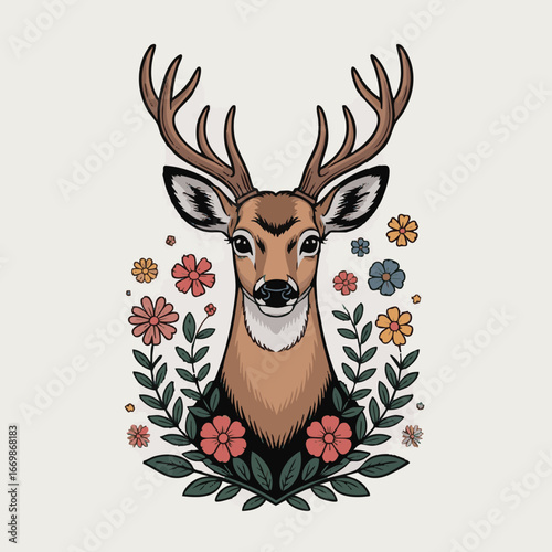 I need a kinds of different Deer victor art with on white background
