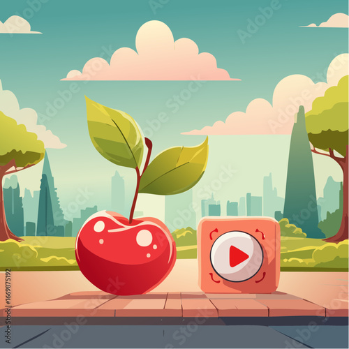 Cherry player buttons