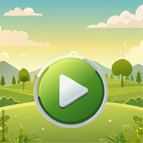 Green player buttons