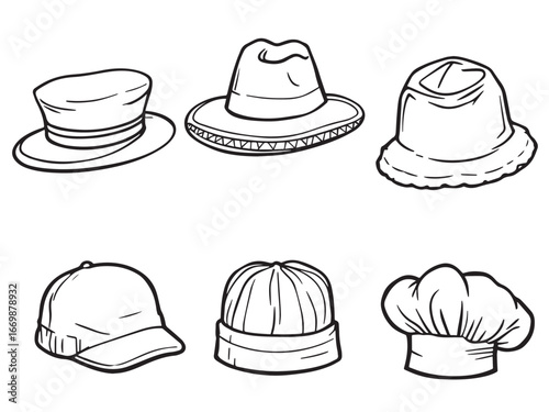 Fashion Tops Line Art Design