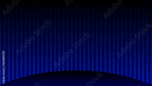 ダークな青い光のステージ背景素材16：9