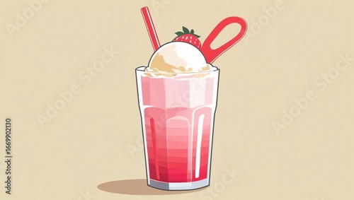 Strawberry smoothie