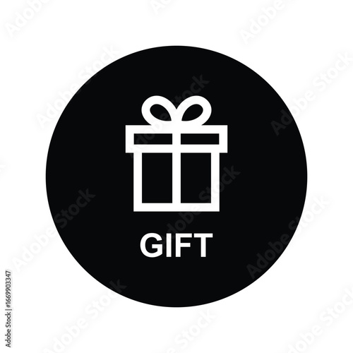 gift box symbol icon vector