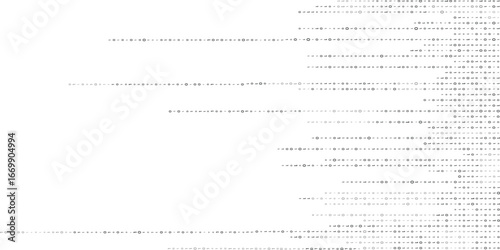Zero one binary code abstract matrix white background with binary computer code.