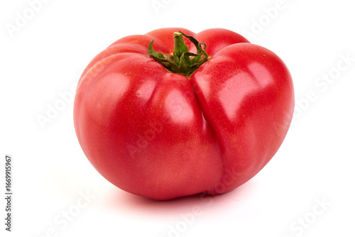 Red Tomato, Isolated on White Background