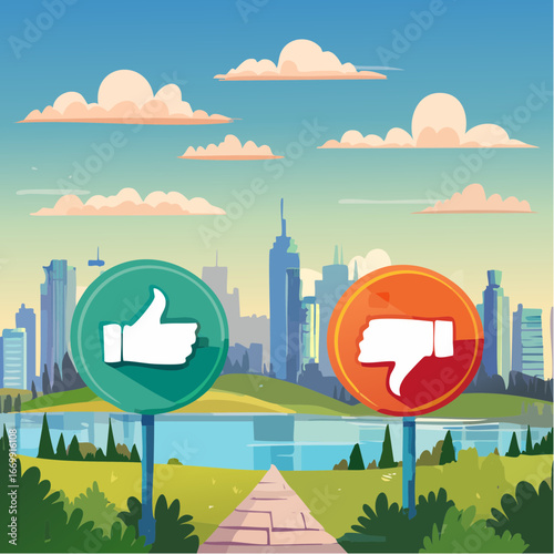 Like and Don't like button