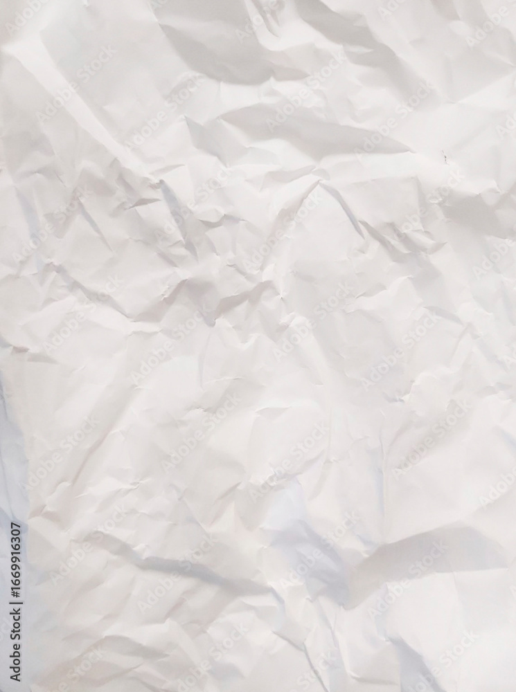 Obraz premium white background with crumpled paper effect