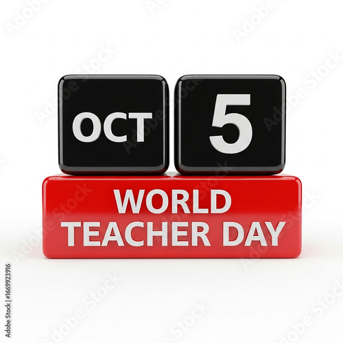 World Teacher Day October 5th Calendar