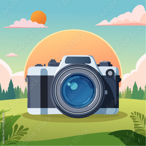 Photo camera icon VECTOR