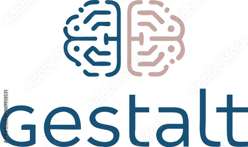 Logo of Gestalt, a company focused on brain research, featuring a modern design with abstract elements representing cognition.