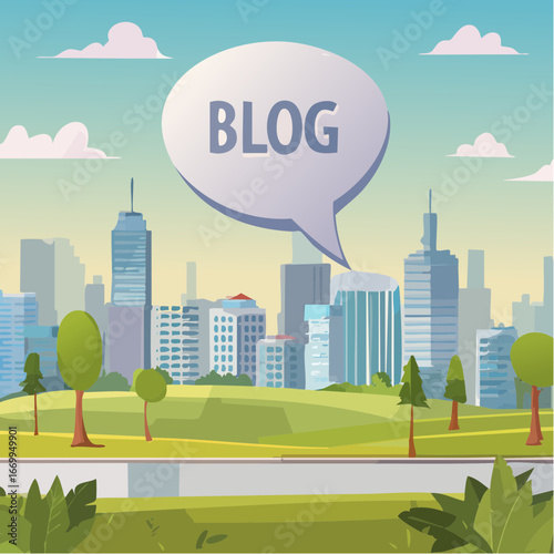 Grey glossy blog dialog cloud VECTOR