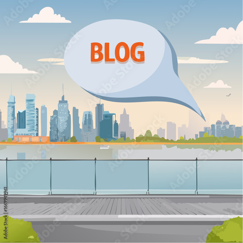 Grey glossy blog dialog cloud VECTOR