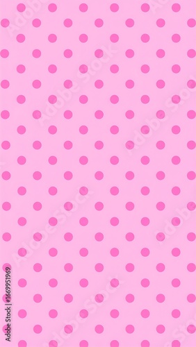 Simple pink polka dot background