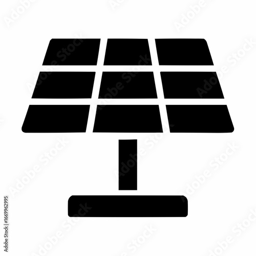 Checkered black computer monitor with desk lamp decoration on the table