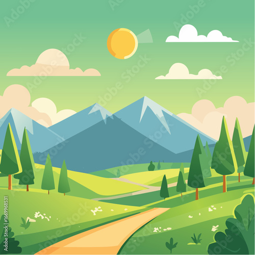 Flat shamrock icon VECTOR