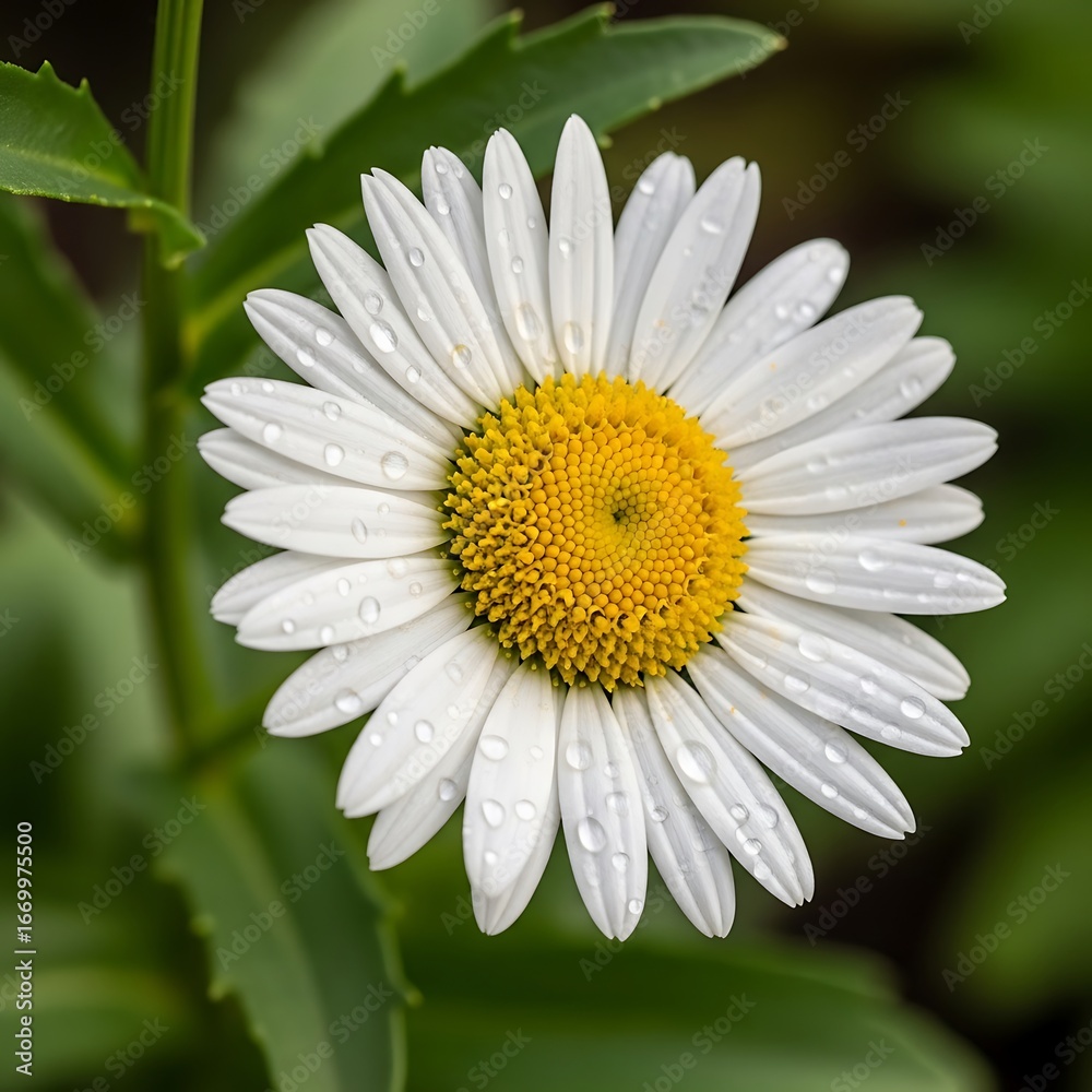 Obraz premium Close-up of a white daisy