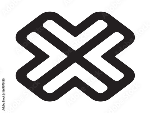 Modern Minimal Check Icon with Stylish Clear Vector Illustration Artwork