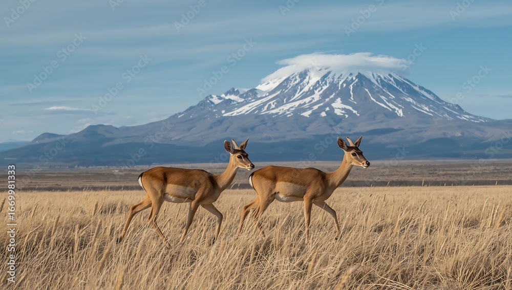 Naklejka premium deer in the wild