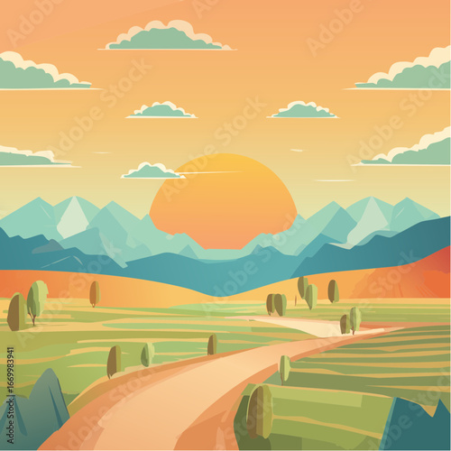 Retro repetitive background with-tear shape elements vector