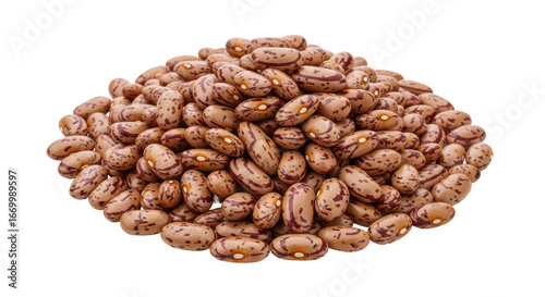 Fotografie Isolated Pinto Beans Pile