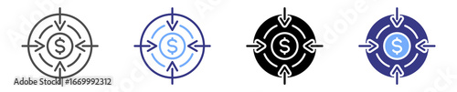 impact icon set multiple style
