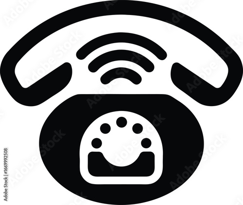 internet call vector icon.