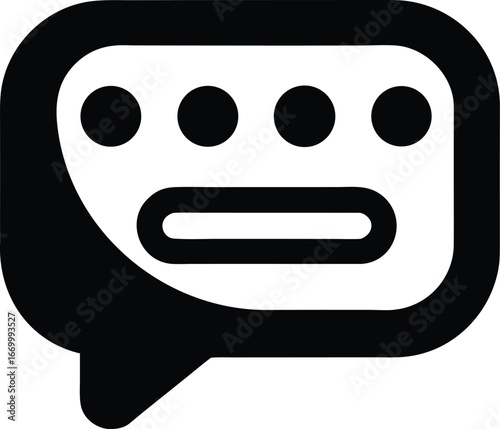 phone chat vector icon.