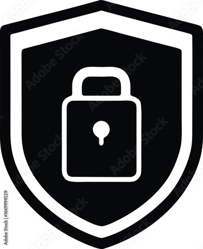 phone security vector icon.