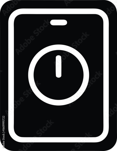 power off phone vector icon.