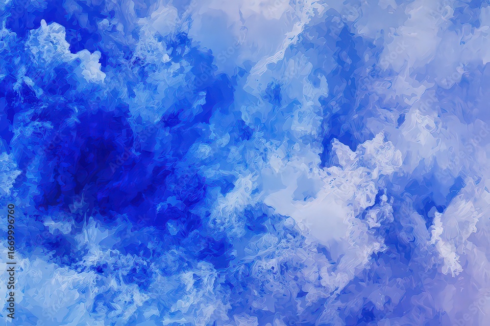 Fototapeta premium Abstract Blue And Purple Watercolor Background