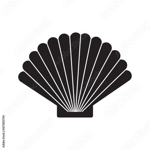 sea ​​shell flat icon vector