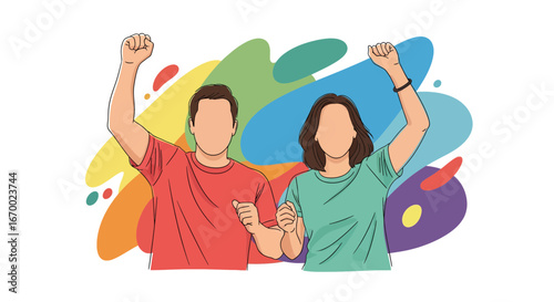 Protest solidarity, activism, unity, empowerment, people, support
