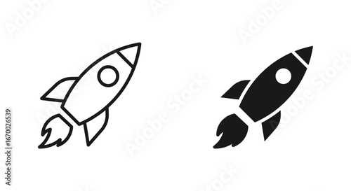rocket icon , Startup icon concept
