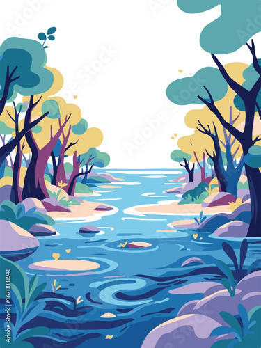 Dense Mangrove Forest Landscape
