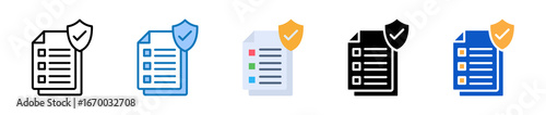 Protocols multiple style icons set design vector illustration. 