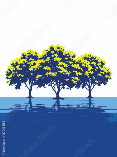 Dense Mangrove Forest Landscape