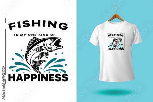 Fishing graphic vactor t shirt design art