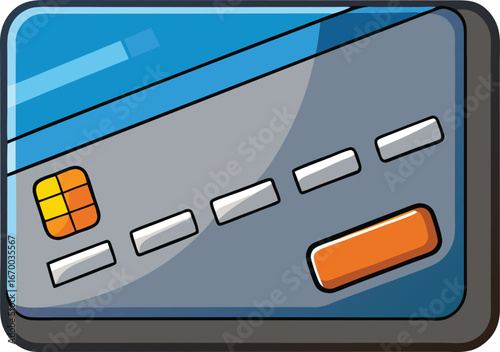 Singles Day Mobile Commerce Cartoon Credit Card Illustration Design