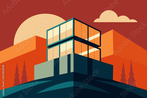 Sleek, modern glass and steel towers with illuminated windows and balconies create a dazzling urban night cityscape