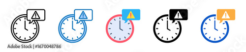 Urgent multiple style icons set design vector illustration. 