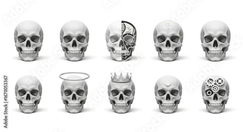Symbolic Skulls A Collection of Artistic Interpretations