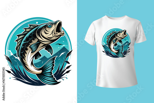 fishing t shirt design