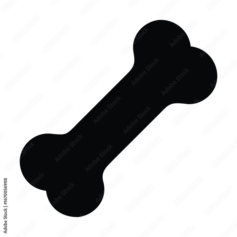 Fototapeta premium Bone icon isolated on white background